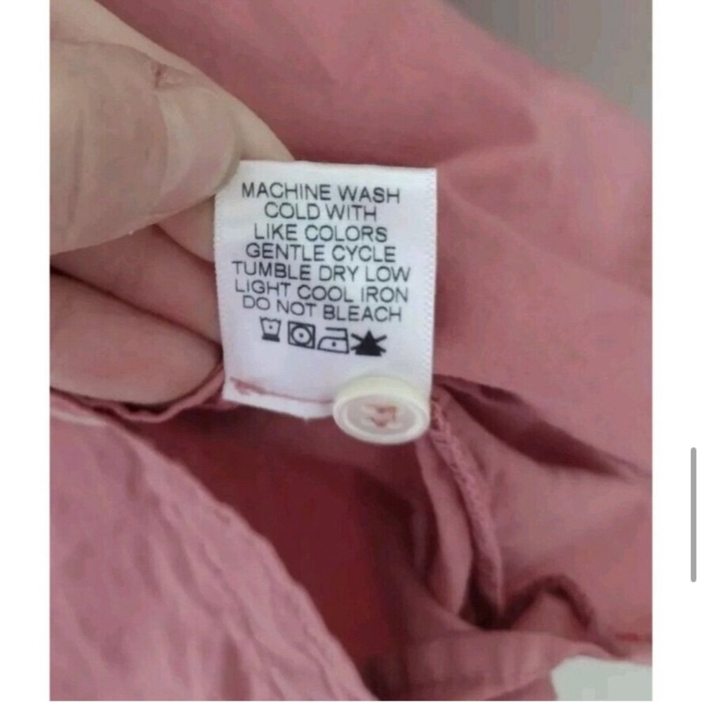 Xirena Split Open Back Button Up Blouse - image 8